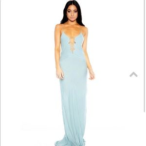 ACACIA SWIMWEAR SILK BERAWA DRESS IN SKY